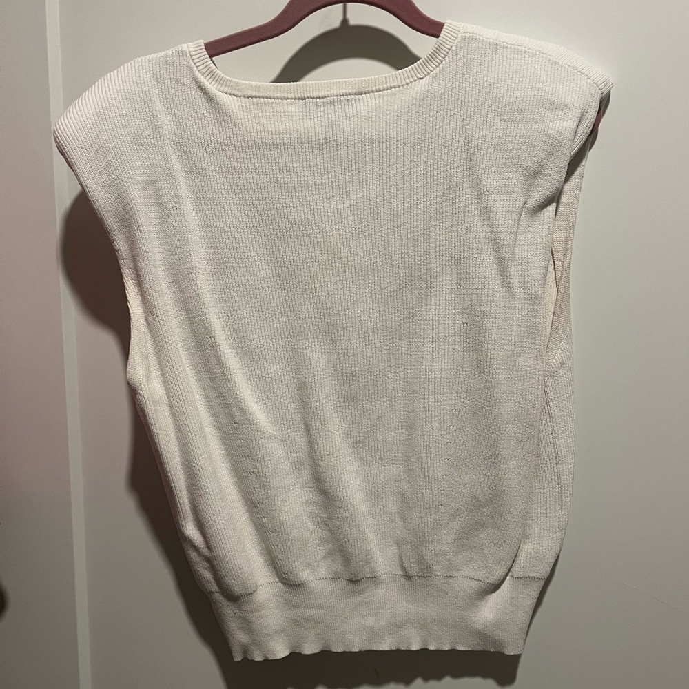 Express Cream Knit Sweater - Picture 3 of 3